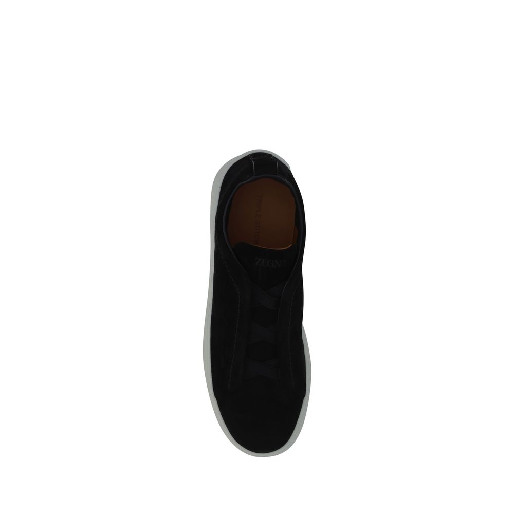 ZEGNA Suede leather Sneakers