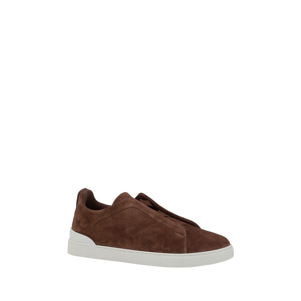 ZEGNA Suede leather Sneakers