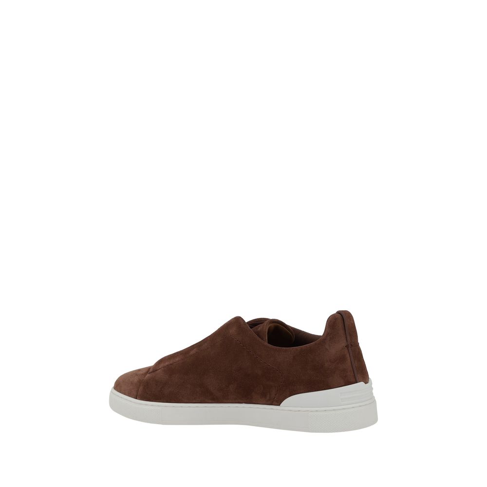 ZEGNA Suede leather Sneakers