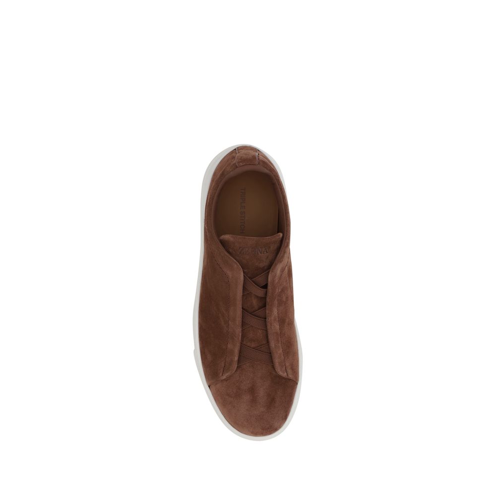 ZEGNA Suede leather Sneakers