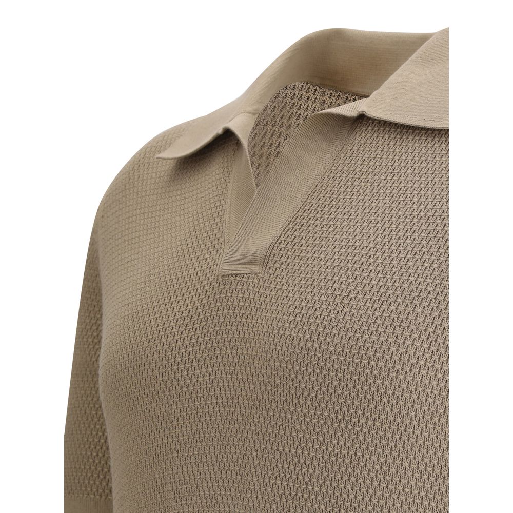 ZEGNA Knit Polo Shirt